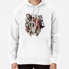 Hvit Stein Krampus 2.0 Baskılı Sweatshirt