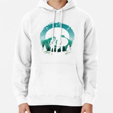 Hvit Stein Kratos And Son Baskılı Sweatshirt