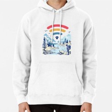 Hvit Stein Internet Explorer Baskılı Sweatshirt