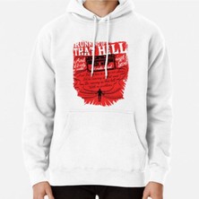 Hvit Stein Running Up That Hill Baskılı Sweatshirt
