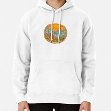 Hvit Stein Go Outside Baskılı Sweatshirt