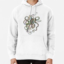 Hvit Stein Octopsychedelia Baskılı Sweatshirt