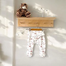 Baby Glow Bebek Giyim 0-3 Ay  Gökkuşağı 5li Set - Ekru