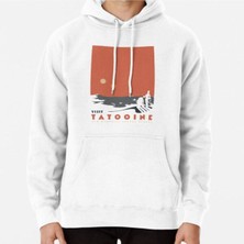 Hvit Stein Visit Tatooine Baskılı Sweatshirt