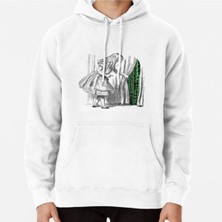Hvit Stein Alice In Matrix Baskılı Sweatshirt