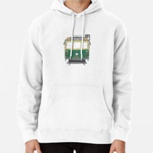Hvit Stein Melbourne Heritage Tram Baskılı Sweatshirt