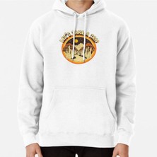 Hvit Stein Magic Mushroom Take A Trip Baskılı Sweatshirt