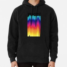 Hvit Stein Yeah! Rainbow Typography Baskılı Sweatshirt