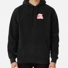 Hvit Stein Lion In Pocket Baskılı Sweatshirt