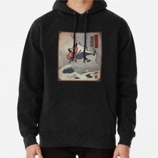 Hvit Stein Climbing Samurai Deep Water Soloing Baskılı Sweatshirt
