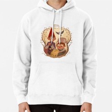 Hvit Stein Over The Garden Wall Baskılı Sweatshirt