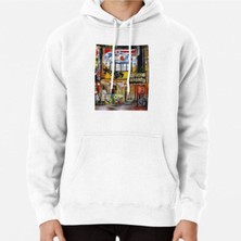 Hvit Stein Osaka Restaurant Baskılı Sweatshirt