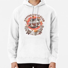 Hvit Stein Holy Coffee Club Baskılı Sweatshirt