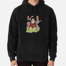 Hvit Stein Metaruu! - Feudal Samurai Metalhead Baskılı Sweatshirt