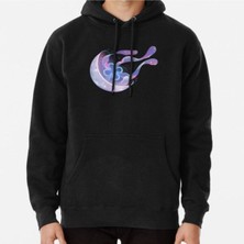 Hvit Stein Moon Jelly Baskılı Sweatshirt