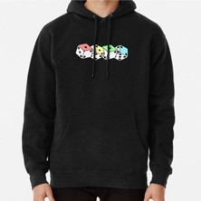 Hvit Stein Pastel Dice - ACAB/1312 Baskılı Sweatshirt