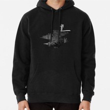 Hvit Stein Space Diving Baskılı Sweatshirt