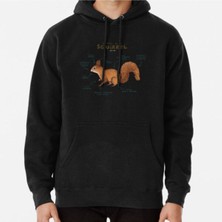 Hvit Stein Anatomy Of A Squirrel Baskılı Sweatshirt