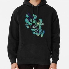 Hvit Stein O Ginkgo (On Black) Baskılı Sweatshirt