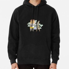 Hvit Stein Bubu The Guinea Pig, Painter Baskılı Sweatshirt