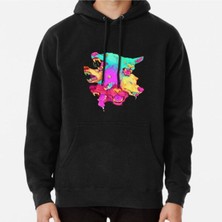 Hvit Stein Pileup Baskılı Sweatshirt