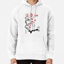Hvit Stein Little Forest Spirits Baskılı Sweatshirt
