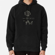 Hvit Stein The Science Of 20 Sided Dice. Baskılı Sweatshirt