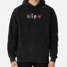 Hvit Stein Five Nights At Freddys Tshirt Baskılı Sweatshirt