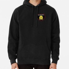 Hvit Stein Dmdc Detectorists Badge - Distressed Baskılı Sweatshirt