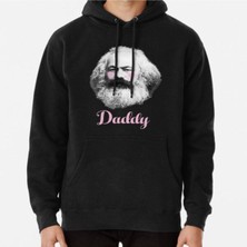 Hvit Stein Daddy Karl Baskılı Sweatshirt