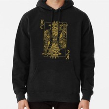 Hvit Stein Suicide King Baskılı Sweatshirt
