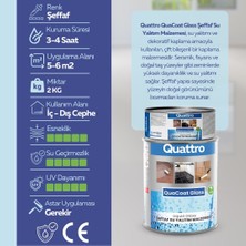 Quattro 3103 Quacoat Glass Şeffaf Su Yalıtım Malzemesi