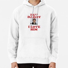 Hvit Stein But Daddy I Love Him - Anthony Bridgerton Inspired Design Baskılı Sweatshirt