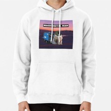 Hvit Stein Magıc Metal Man Shirts! Baskılı Sweatshirt