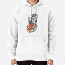 Hvit Stein Lunar Fruıt Baskılı Sweatshirt