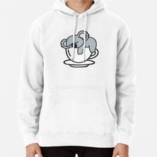 Hvit Stein Koala Tea Baskılı Sweatshirt