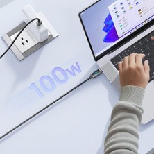 Mcdodo CA-4250 100W Usb-C To Usb-C  Şarj Hız Göstergeli Şarj ve Data Kablosu- 1.2 M Siyah