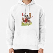Hvit Stein Metaruu! - Feudal Samurai Metalhead Baskılı Sweatshirt