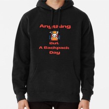 Hvit Stein Anything But A Backpack Day Baskılı Sweatshirt