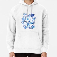 Hvit Stein Animals Tea Ceremony! Baskılı Sweatshirt
