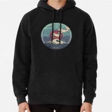 Hvit Stein Fuji Baskılı Sweatshirt