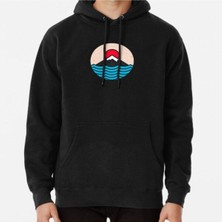 Hvit Stein Fuji Baskılı Sweatshirt