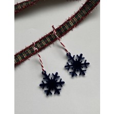 Bivalvia Accessories Kar Tanesi Formunda Epoksi Yılbaşı Ağacı Süsü 6