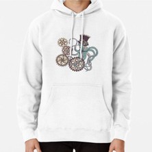 Hvit Stein Mr. Octopus Baskılı Sweatshirt