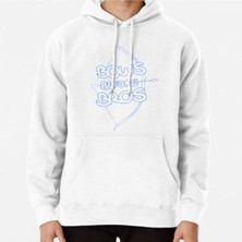 Hvit Stein Bows Before Bros Baskılı Sweatshirt