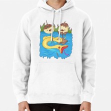 Hvit Stein Princess Bubblegums Favorite Rock Shirt - From Marceline Baskılı Sweatshirt