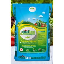 EkosolFarm Organik %100 Solucan Gübresi 10 Kg. Tüm Bitkilerde Kullanıma Uygun Organik Gübre