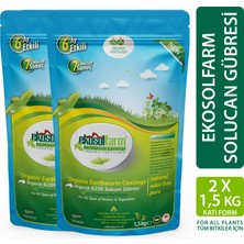 Ekosolfarm Solucan Gübresi 2 x 1,5 kg