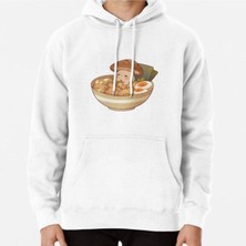 Hvit Stein Miso Noodle Soup With Shiitake Mushroom Baskılı Sweatshirt