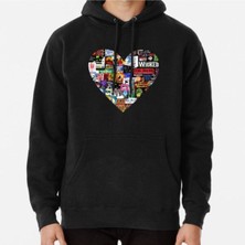 Hvit Stein Musicals Collage Iı Original Baskılı Sweatshirt